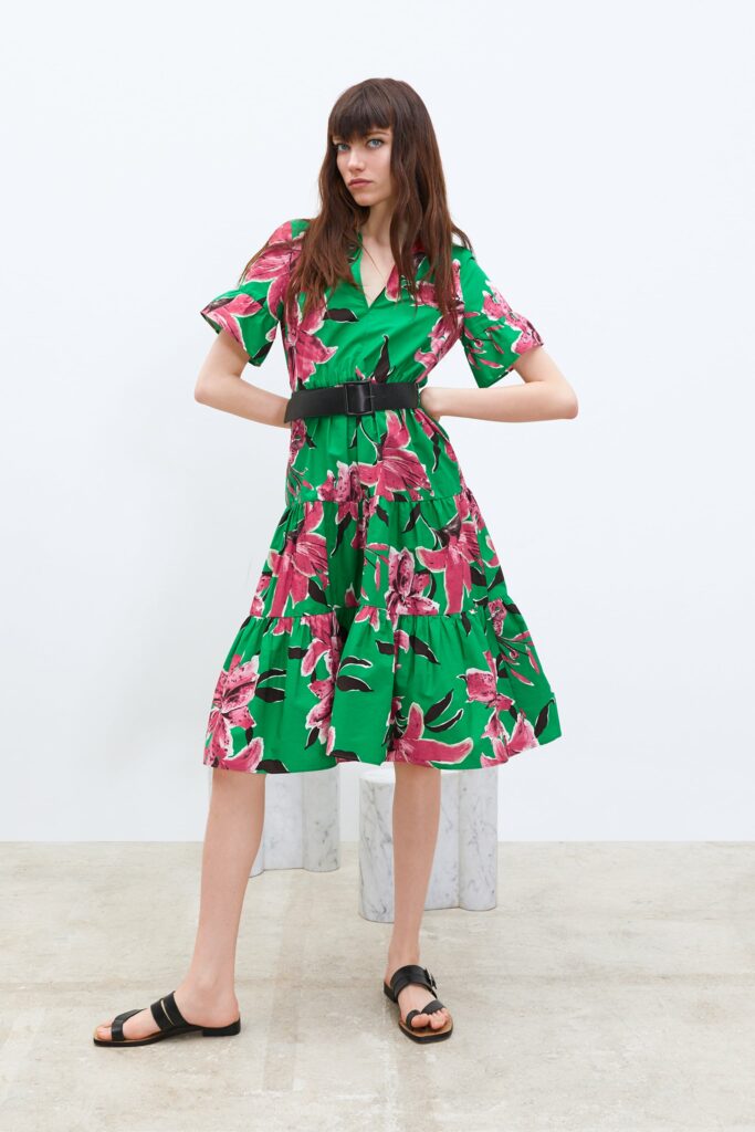 Green dress outlet zara 2019